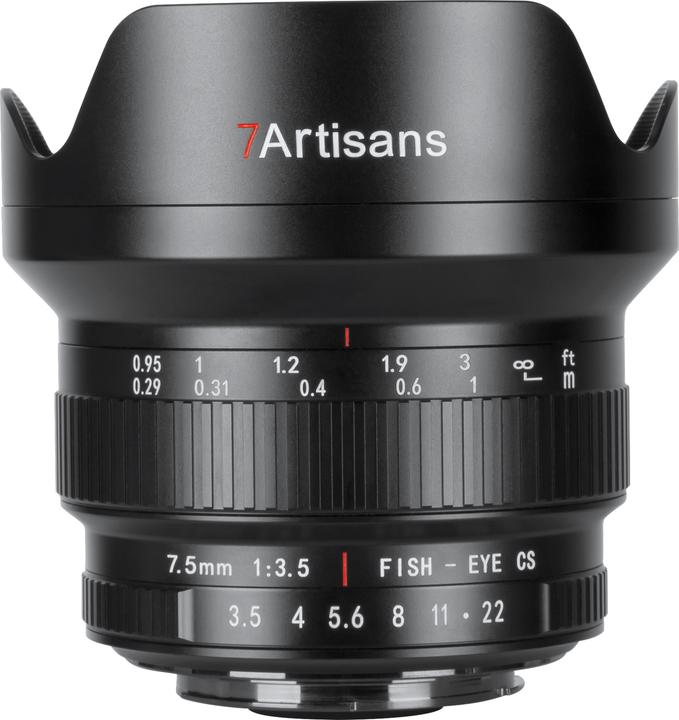 Actual product image 7artisans 7.5mm f/3.5 Fisheye for Nikon F (APS-C) (Nikon F, APS-C / DX)