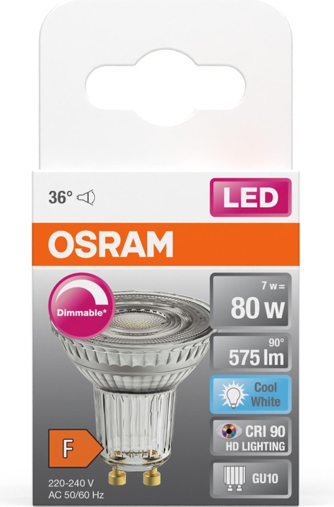 Produktbild Osram Led Superstar Par16 (GU10, 80 W, 550 lm, 1 x, G)