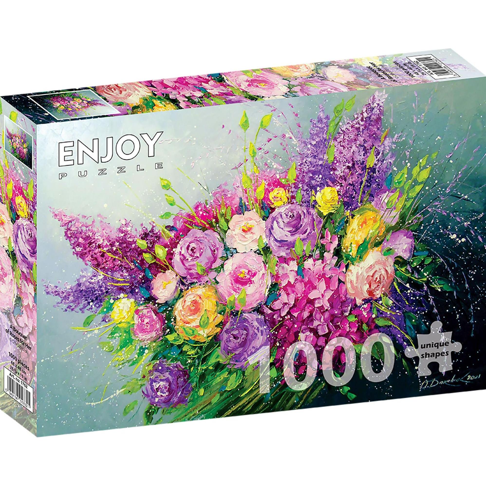 Enjoy Puzzle ENJOY-1762 - Rosenstrauss für sie, Puzzle, 1000 Teile (1000 Teile)