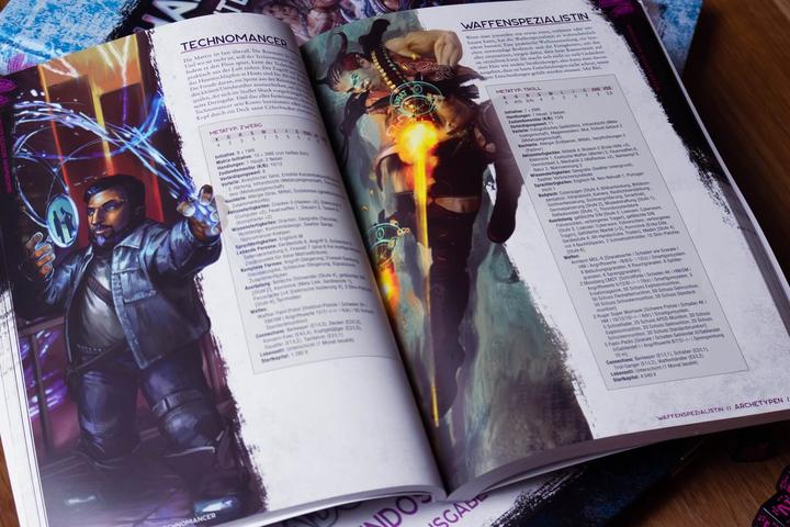 Actual product image Pegasus Shadowrun 6th Edition Core Rulebook (German, 2024)