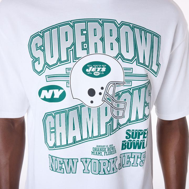 Actual product image New Era NFL Shirt - HELMET New York Jets weiss - L (L)