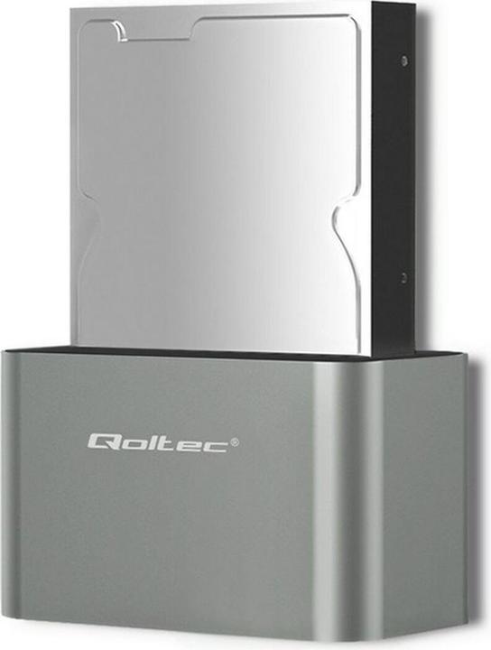 Actual product image Qoltec 50315 HDD/SSD Docking Station (USB-A, 1 portion)