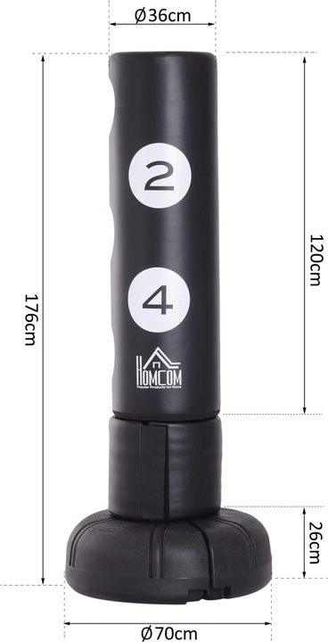 Produktbild Homcom Standboxsack 176cm (70 cm, 11.50 kg)