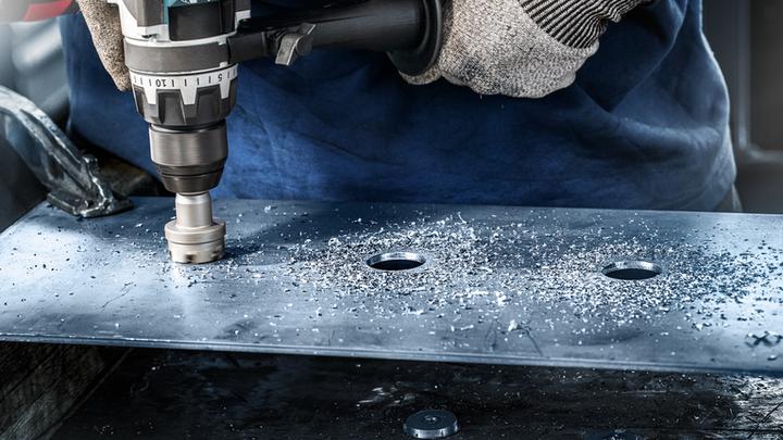 Productafbeelding Bosch Professional Zubehör Blau Zubehör 2608901411 Präzision für Bleche Hartmetall 28 mm (28 mm)