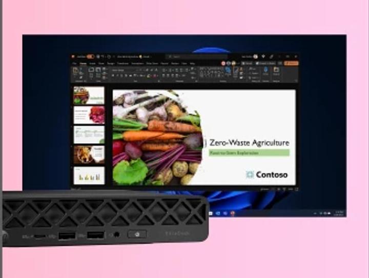 Produktbild HP EliteDesk 8 Mini G1i Desktop AI PC Wolf Pro Security Edition (1000 GB, 32 GB, Intel Core Ultra 9 285)
