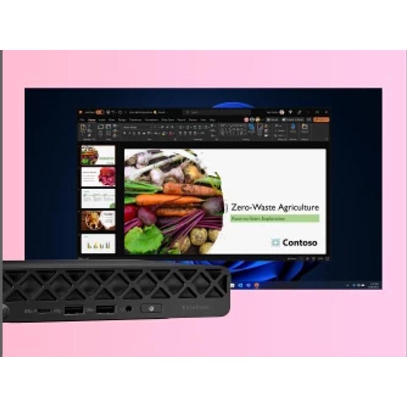 HP EliteDesk 8 Mini G1i Desktop AI PC Wolf Pro Security Edition (125 GB, 32 GB, Intel Arc Graphics),