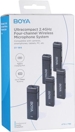 Produktbild Boya Drahtloses Mikrofon BY-W4 für Smartphone