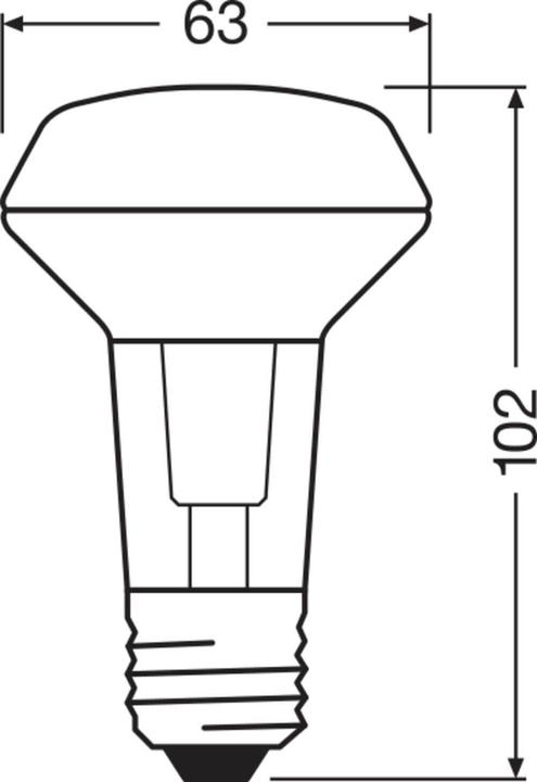 Productafbeelding Osram LED reflectorlamp (E27, 4.30 W, 350 lm, 1 x, F)