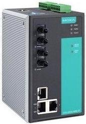 Moxa EDS-505A-MM-ST - Commutateur Ethernet géré avec 3 ports 10100BaseT(X), 2 ports 100BaseFX multimode