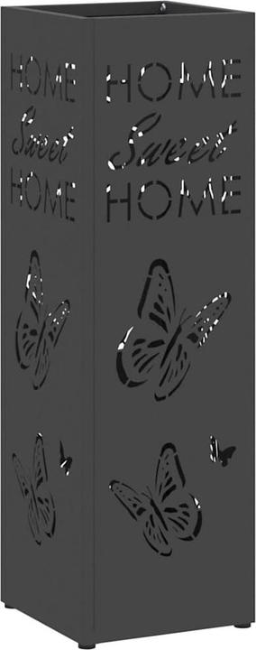 Immagine prodotto vidaXL Portaombrelli in metallo nero Standard Inserti decorativi