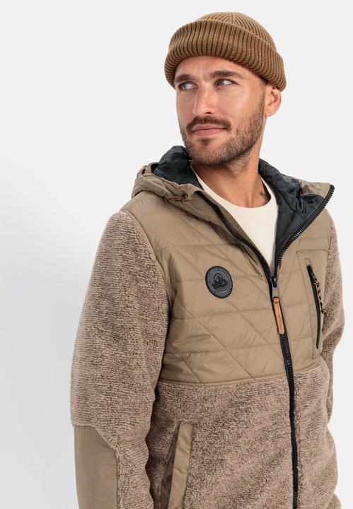 Produktbild Camel Active Teddyjacke im Materialmix (56)
