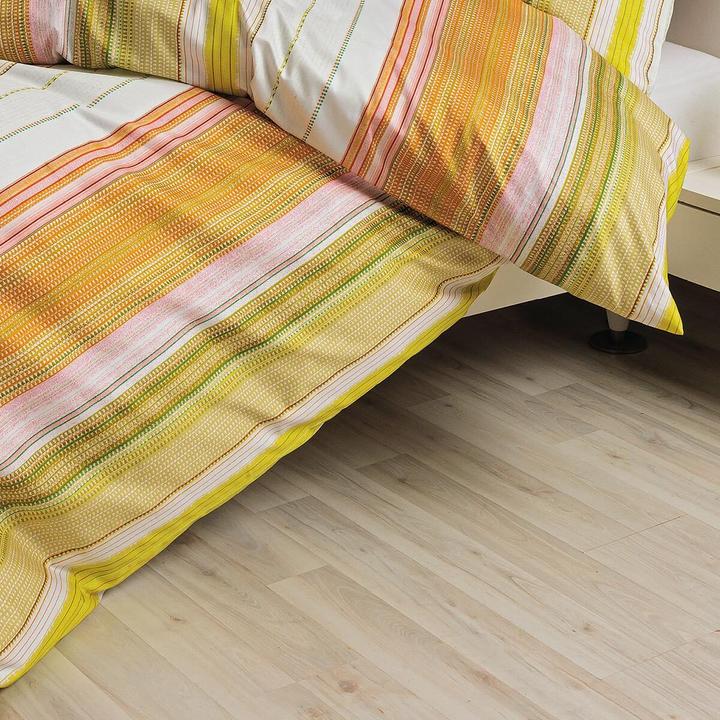 Produktbild Janine Mako-Satin Bettwäsche Palermo 31162-04 orange grün (155x220 cm + 80x80 cm)