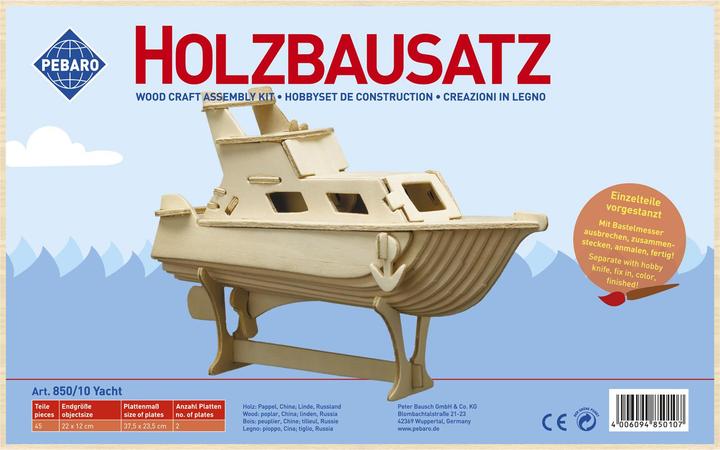 Produktbild Pebaro Holzbausatz Jacht