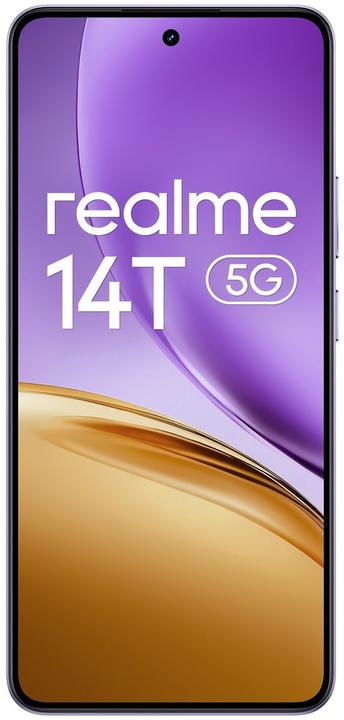 Actual product image realme 14T (256 GB, Lightning Purple, 6.67", Dual SIM, 5G)