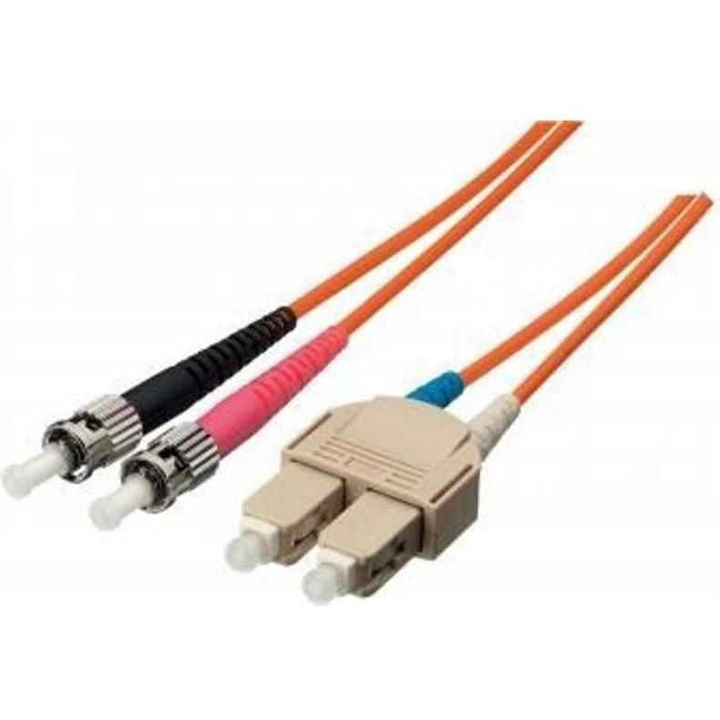 equip LWL Patchkabel ST->SC Singlemode Duplex OS2 ge (10 m), Netzwerkkabel