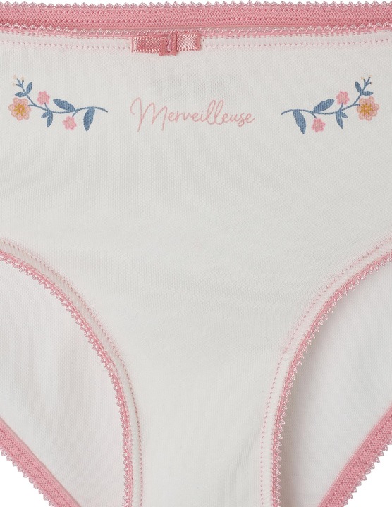 Image du produit Vertbaudet Lot de 4 slips fille en coton bio (86, paquet de 4)