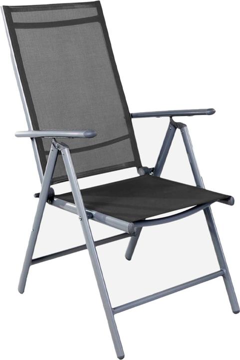 Produktbild Mojawo Hochlehner Klappstuhl + Klapphocker Fusshocker Aluminium Textilen