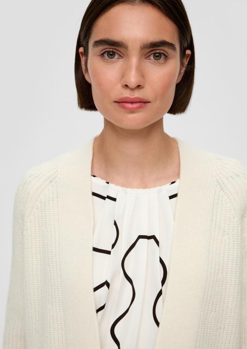 Produktbild s.Oliver Strickjacke Kurzer Cardigan aus Wollmix (46)