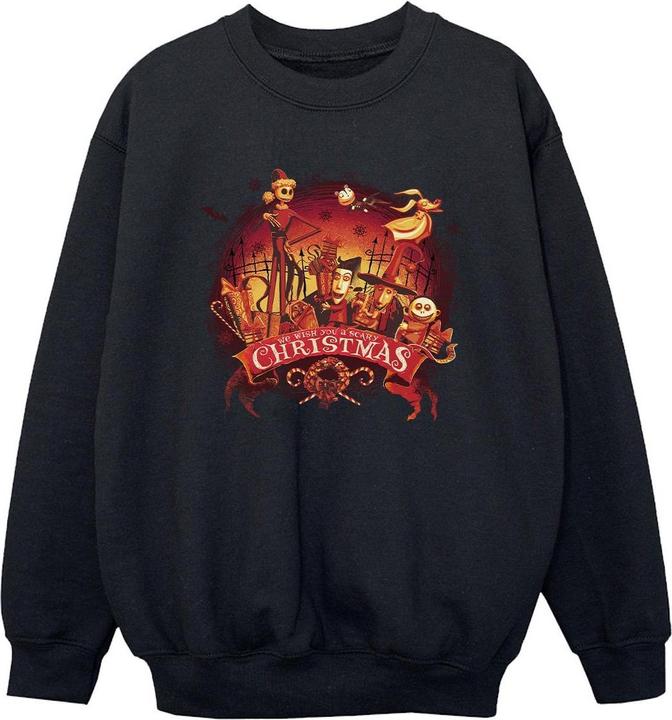 Immagine prodotto Disney The Nightmare Before Christmas Scary Christmas Felpa Ragazzi (140, 146)