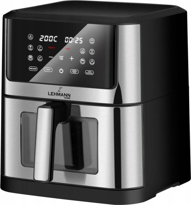 Produktbild Lehmann Heissluftfritteuse Air Fryer ‎LHODF-1435 mit Sichtfenster, 12 Programmen & Timer
