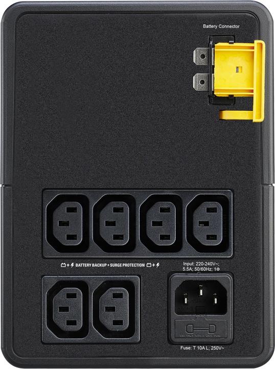 Actual product image APC USV BVX1200LI 1200 VA / 650 W (1.20 VA, 650 W, Line-interactive UPS)