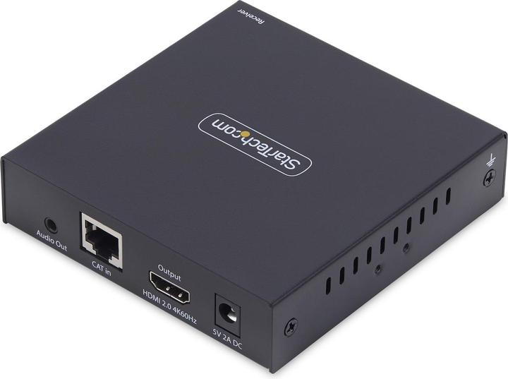StarTech .com IH2006-HDMI-RX, Ricevitore, Cablato, 3840 x 2160 Pixel, 60 Hz, Nero, Metallo