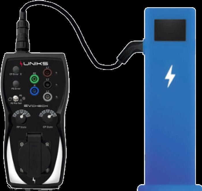 Produktbild Uniks Prüfadapter-Set zur Messung an Ladestationen für Elektrofahrzeuge (CAT II)