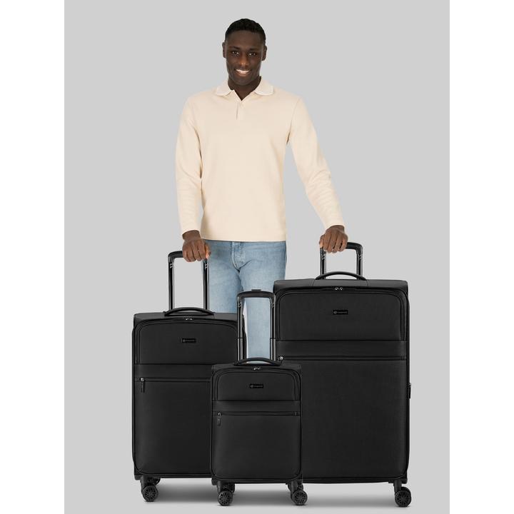 Image du produit Bugatti Valencia Soft 4 Rollen Kofferset 3-teilig mit Dehnfalte (181 l)