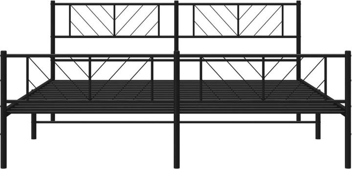 Produktbild vidaXL Metall Bettgestell (193 x 203 cm)