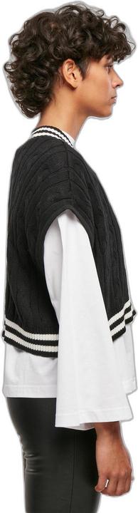 Produktbild Urban Classics Ladies Cropped Knit College Slipover - 19409 (S, XL)