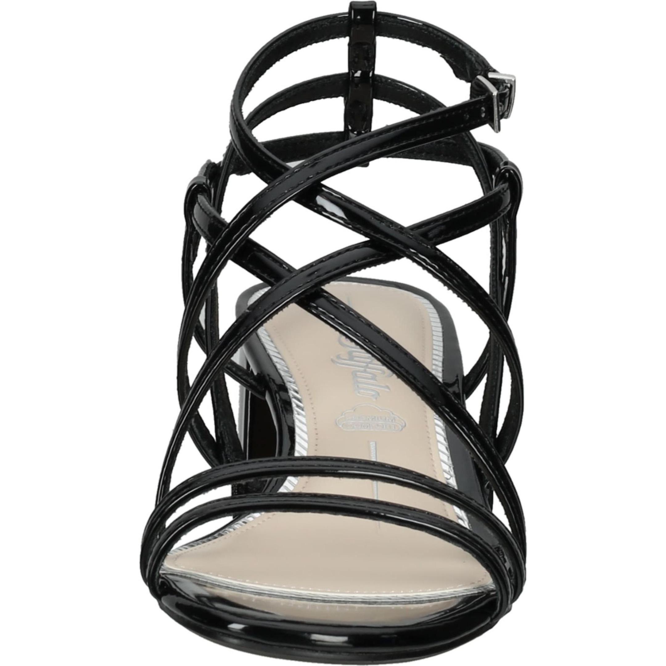 Thumbnail - Buffalo, Damen, Sandalen, Lilly Cage Sandal Heel - 109703, Schwarz, (38)