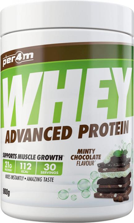 Image du produit Per4m Protéine Whey avancée (Minty Chocolate, 900 g)