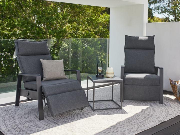 Produktbild JYSK 3795010 Gartenstuhl Lounge Gepolsterter, ausgestopfter Sitz Gepolsterte, ausgestopfte Rückenlehne