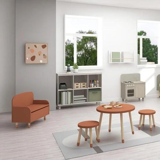 Immagine prodotto Flexa Panca con contenitore a pois viola (Tavolo per bambini)