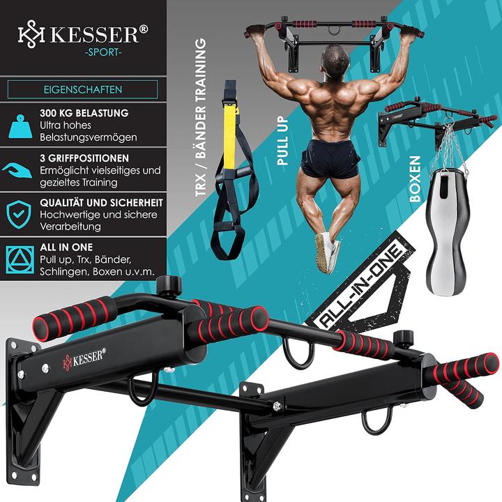 Actual product image Kesser Pull-up Bar Red