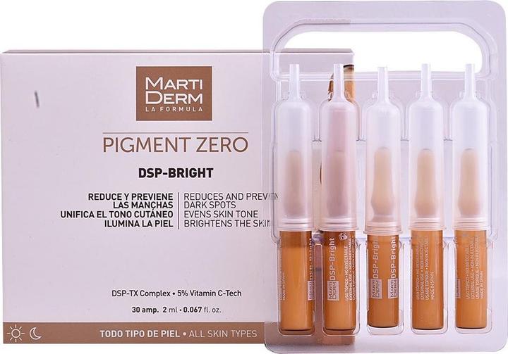 Actual product image Martiderm Pigment Zero DSP-bright 30 x 2ml ampoules (60 ml)