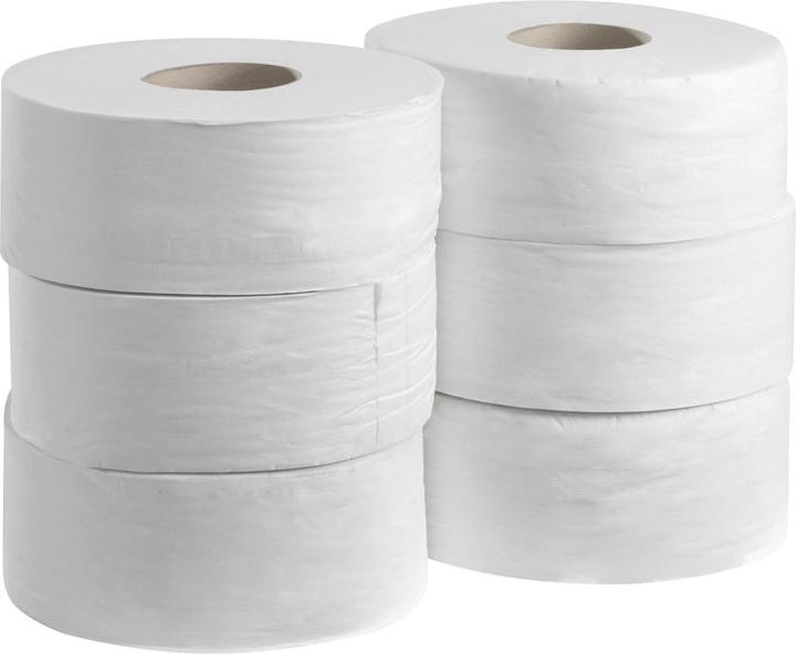 Actual product image Kleenex ® Toilet paper Jumbo 2-ply Tissue 100 % recycled white 500 Bl./Rl. 6 rl./pack. (6 x)