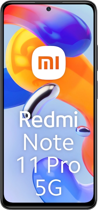 Produktbild Xiaomi Redmi Note 11 Pro 5G (128 GB, Graphite gray, 6.67", Hybrid Dual SIM, 108 Mpx, 5G)