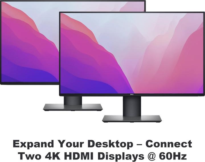 Produktbild Sonnet Dual 4K 60Hz HDMI Adapter for M1 Thunderbolt Macs *New (HDMI, USB Typ-C, USB-A, 50 cm)