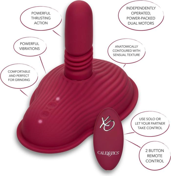 Produktbild Dual California Exotics - Rider Massager Doppelmotor Fernbedienung Rot