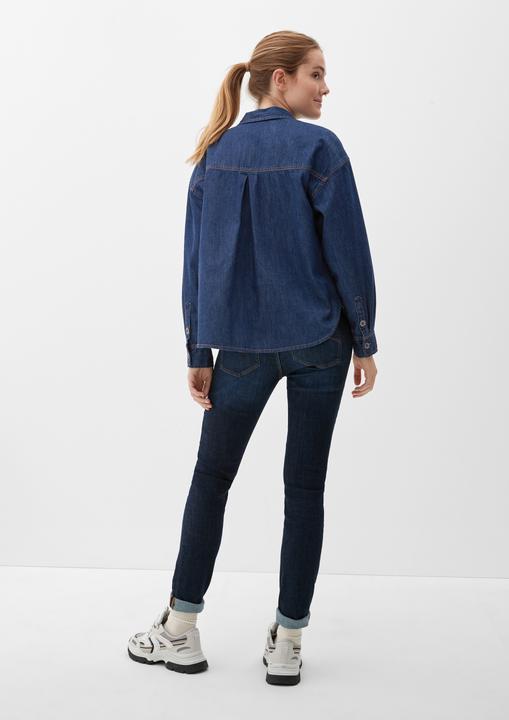 Image du produit s.Oliver Bluse Jeansbluse mit Brusttasche (40)