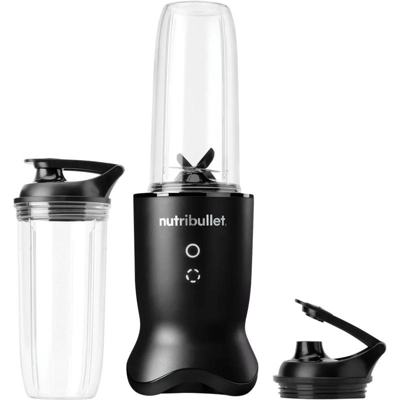 NutriBullet Ultra 1200 Satin Black V09754 (), Frullatore a bicchiere, Nero, Trasparente