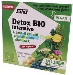 Produktbild Salus Detox Bio Intensive 3 Fläschchen mit 20 Millilitern (Reinigungstücher Gesicht, 20 ml)