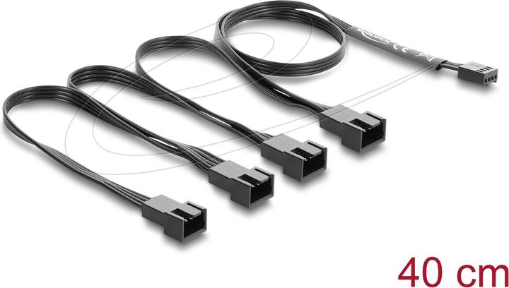 Produktbild Delock Lüfterkabel Splitter 1 x 4 Pin PWM Buchse zu 4 x 4 Pi (40 cm, 4 pin PWM)