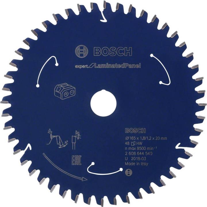 Produktbild Bosch Professional Zubehör Akku-Kreissägeblatt Expert for Laminated Panel, 254 x 2,6/1,8 x 30, 78 Zähne