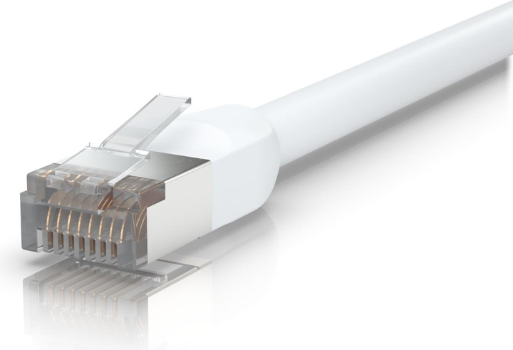 Actual product image Ubiquiti UACC-CABLE-PATCH-OUTDOOR-1M-W - Patch Cable outdoor, 1 m, white (S/UTP, CAT5e, 1 m)