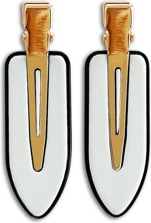 Immagine prodotto Vanessa Beauty Clip senza cuciture - Set bianco/oro (Elastico per capelli)