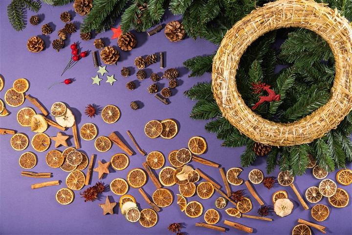 Productafbeelding Christmas To Slinger van klatergoud st19220-270cm