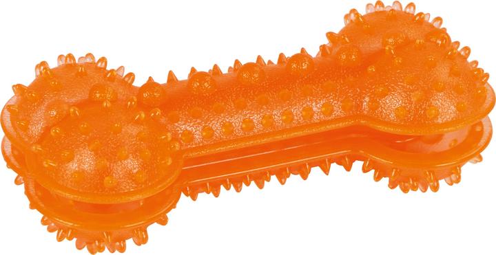 Kerbl Bone ToyFastic fillable, orange 18x8x6cm (Dog chew toy)