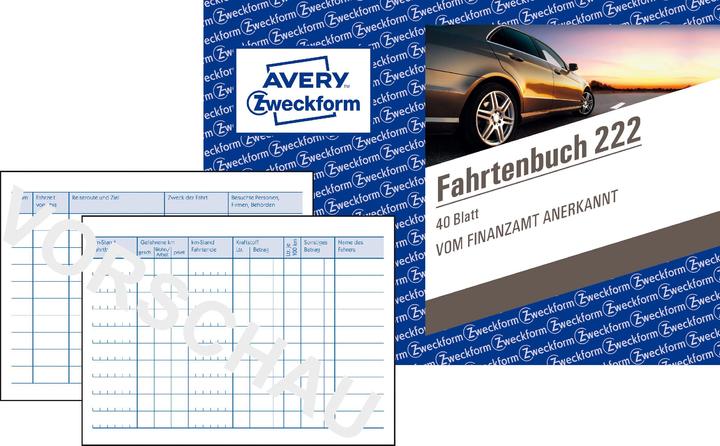 Avery Fahrtenbuch (40 x)